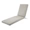 Classic Accessories Ravenna Water-Resistant Patio Chaise Cushion, 80 x 26 x 3 Inch, Mushroom 62-190-016603-EC - alternate 1